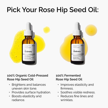 100% Organic Cold-Pressed Rose Hip Seed Oil - US 3579