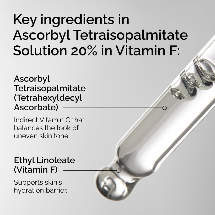 Ascorbyl Tetraisopalmitate Solution 20% in Vitamin F - US 5957