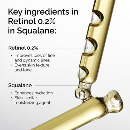 Retinol 0.2% in Squalane - US 3136