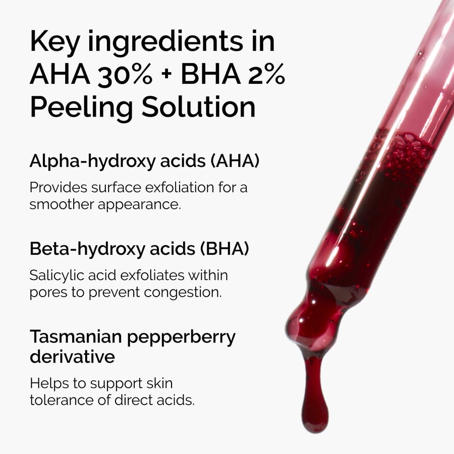 AHA 30% + BHA 2% Peeling Solution - US 5154